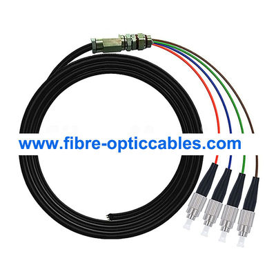 LSHZ Waterproof FC APC Optical Fiber Pigtail Cable SM OS2 2 Core