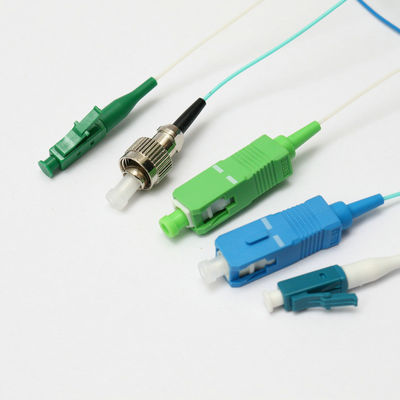 12 Core Bundled Pigtail Fiber Optic Cable LC/APC Singlemode Good Flexibility And Bending Resistance